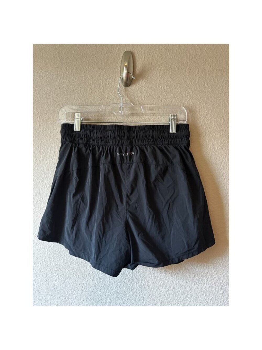 Shorts Black Size Small Athletic Gym Running Unlined - Picture 3 of 4